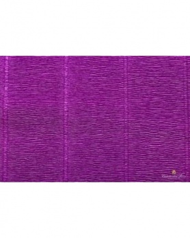 Бумага гофрированная 50см*2,5м, 180г/м2 Фиолетовая