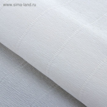Бумага гофрированная 50см*2,5м, 180г/м2 Белая