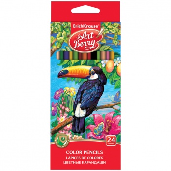 Карандаши 24цв. "Artberry"  трехгран.   32480