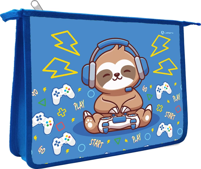 Папка д/тетр. А5 на молнии "Медленная игра" LAMARK0008-17