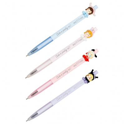 Ручка шар. синяя 0,7мм MESHU "Dolls"  MS_51309