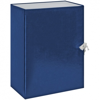 Короб архивный 120мм бумвинил, завязки, разборный, ассорти 255991