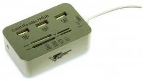 Картридер IVT HZ-DP-707 для APPLE IPAD4, IPAD мини +хаб на 3 порта USB