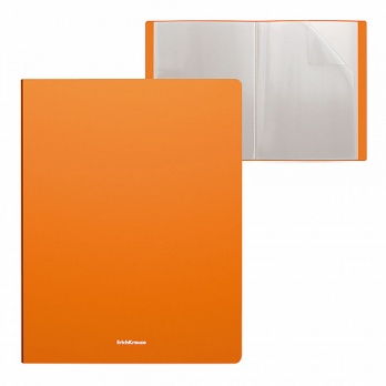 Папка с 30 вклад. NEON оранжевая ЕК 46984