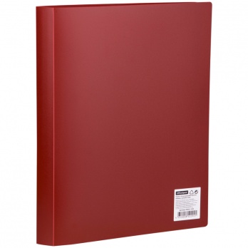 Папка с 60 вкл. "Office Space" красная, 600мкм F60L3_292