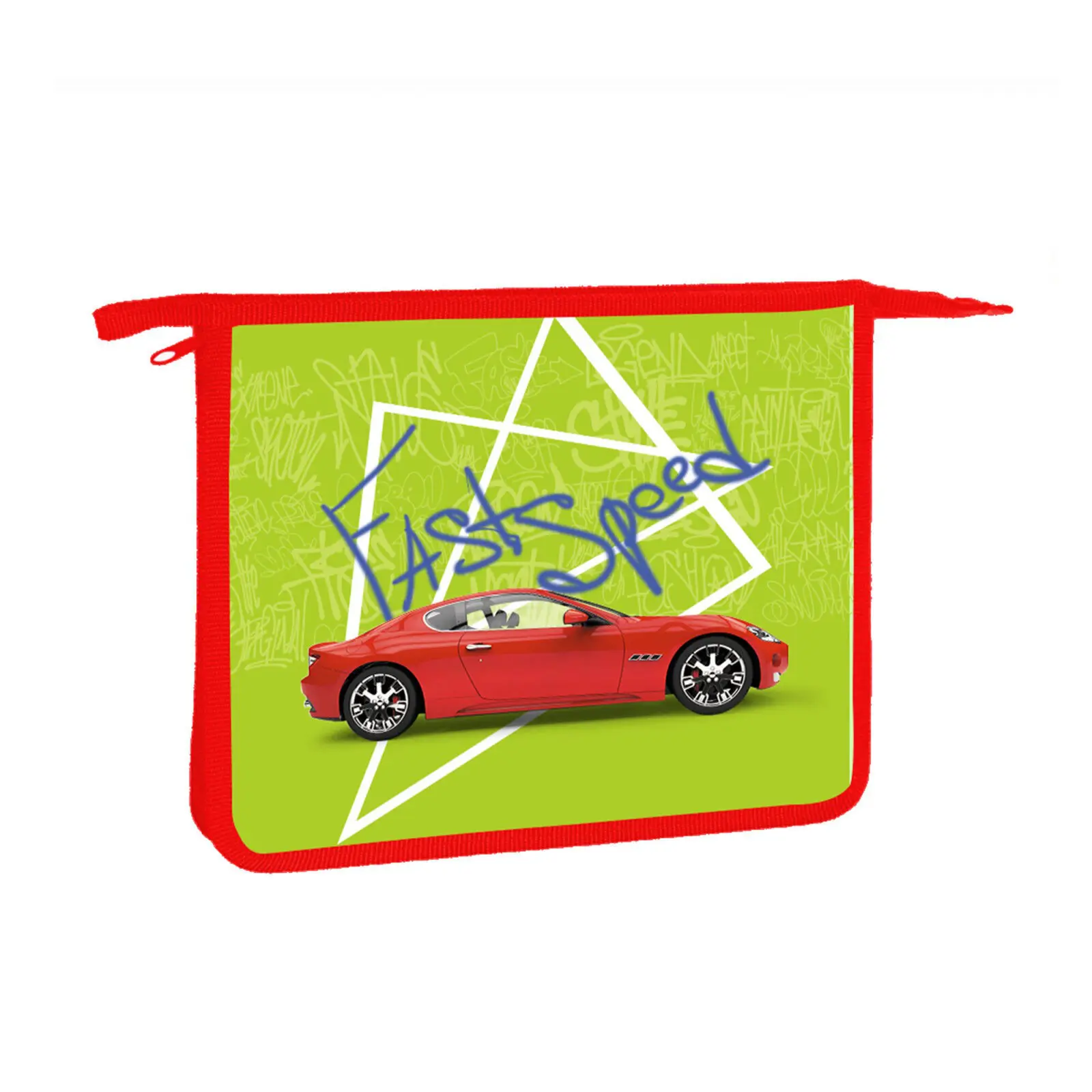 Папка д/тетр. А5 1 отд. на молнии "Высокая скорость"  ПП50115