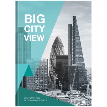 Книга д/записей А4 160л. "Путешествия. Big city view" ББ4т160_28093