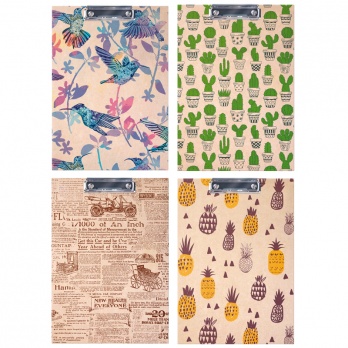 Планшет с прижимом Berlingo "Craft" крафт, ассорти APp_04400