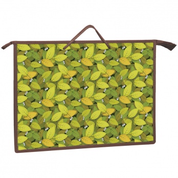 Папка д/чертеж. и рис. А3 "Листья" ArtSpace, пластик, на молнии ПР-3-20_25638