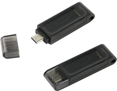 Накопитель USB3.2 Gen.1 Type-C  128Gb KINGSTON Data Traveler DT70/128GB, RTL