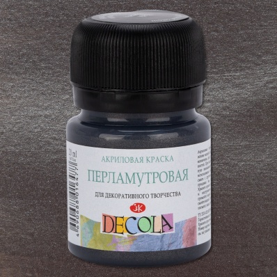 Акрил перламутровый "Decola" черная, 20мл