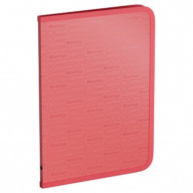 Папка д/тетр. А4 на молнии  "Твой путь", коралловая  ZF4_А4892