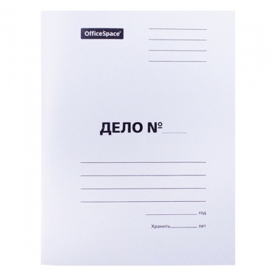 Скоpосшиватель "Дело" белый каpтон 220г/м2  OfficeSpace 249413