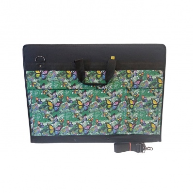 Папка "Художник" А3 (бабочки) с объёмными карманами   м.078/3А