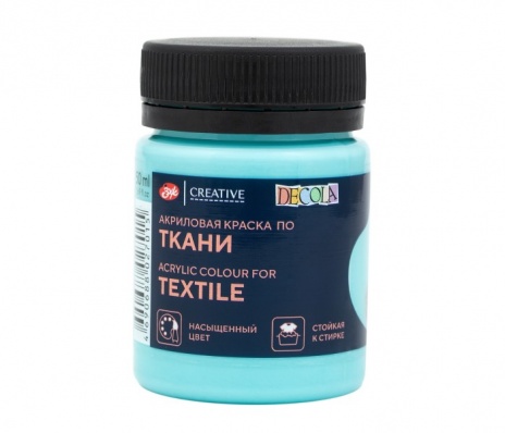 Акрил по ткани Декола Ментоловая  50мл