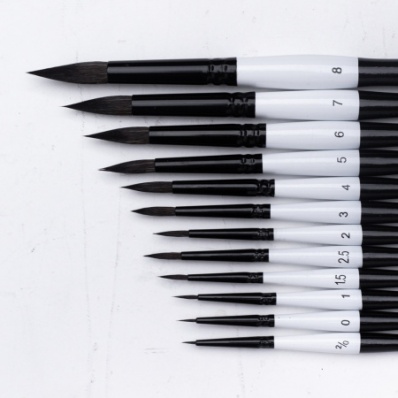 Кисть имитация белки Blanka, круглая №8