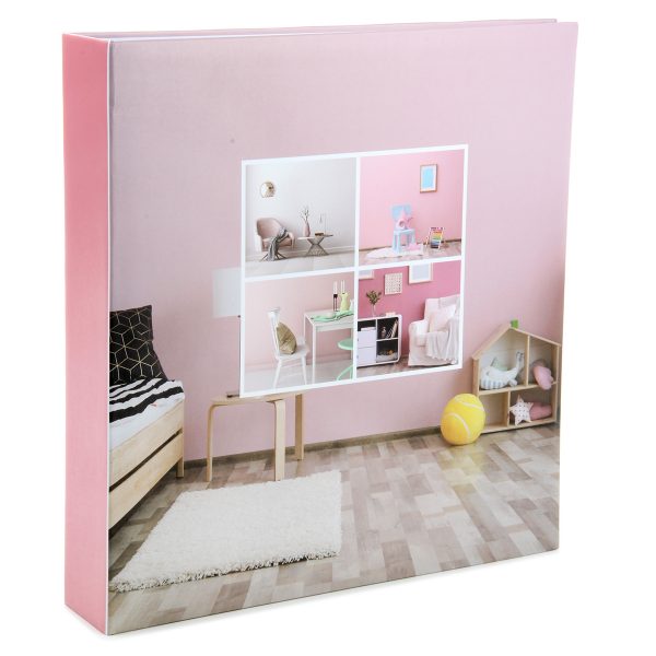 Фотоальбом 400 фото 10х15 пер-т 3-кольца fleur-de-lis 118074