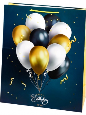 Пакет подарочный 40*47см "Шары" глянцевый  ПКП-9164