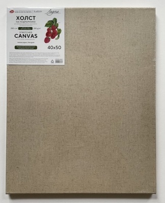 Холст на подрамн. 40*50 см, Ладога, прозрачный грунт, 55%лён, 45%хлопок