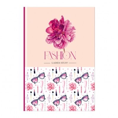 Книга д/записей А5 80л. "Мода", блок в точку ЗК5т80_лм 12133