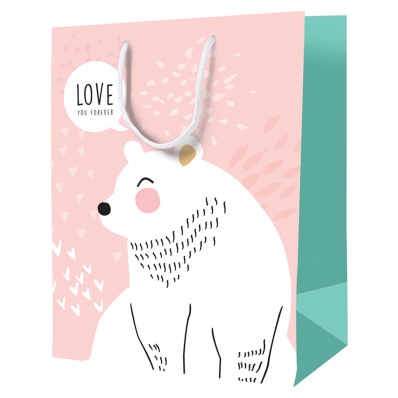 Пакет бум./ламин. 18*23*10см "Буду любить тебя вечно" L_46116