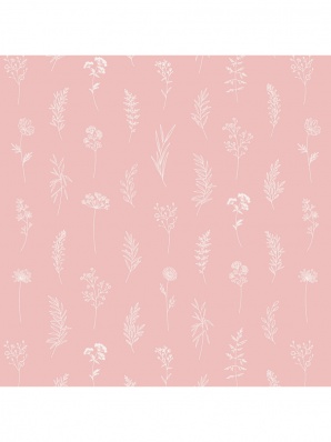 Бумага упаковочная 70*100см "Сухоцветы"  УБ-4438