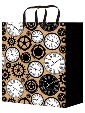 Пакет бум./ламин. 26*33*14см "Время" крафт ППК-2662