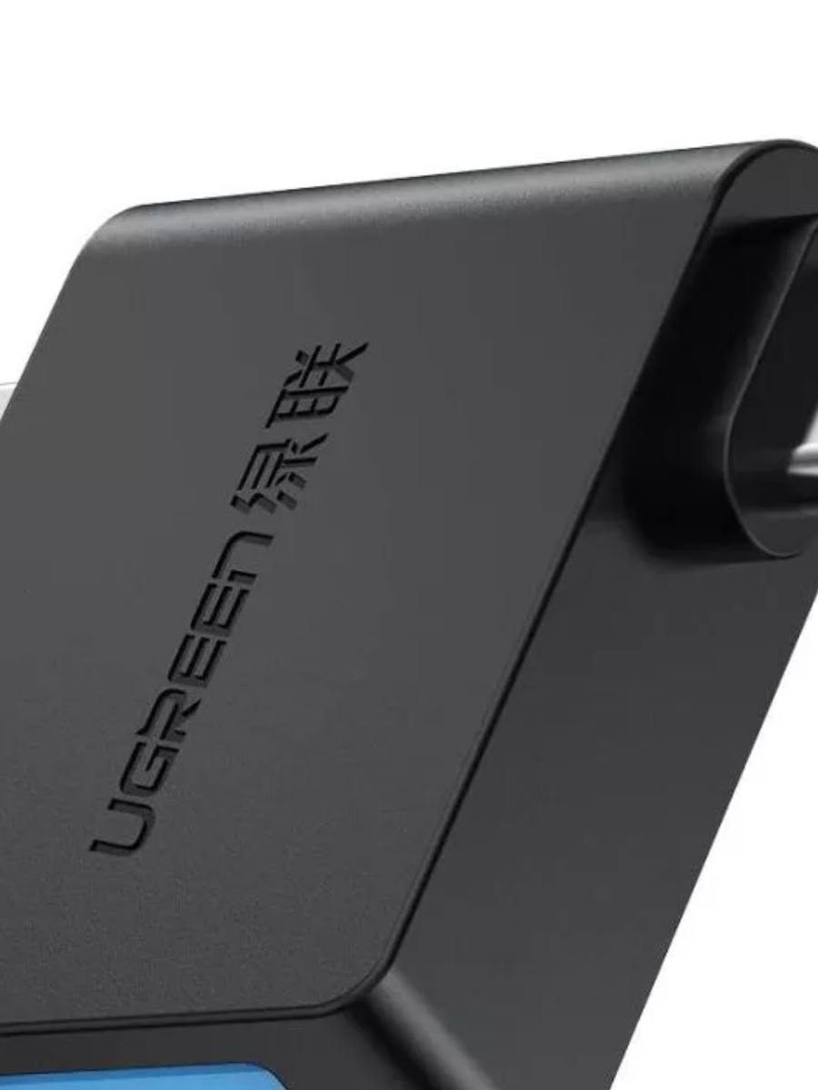 Адаптер UGREEN (30453) 2 in 1 Micro USB Male + USB Type C Male to USB 3.0 Female, черный