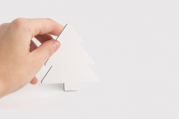 Набор холстов-магнитов Малевичъ, новогодняя ёлка 6,5*7,5 см, 4 шт