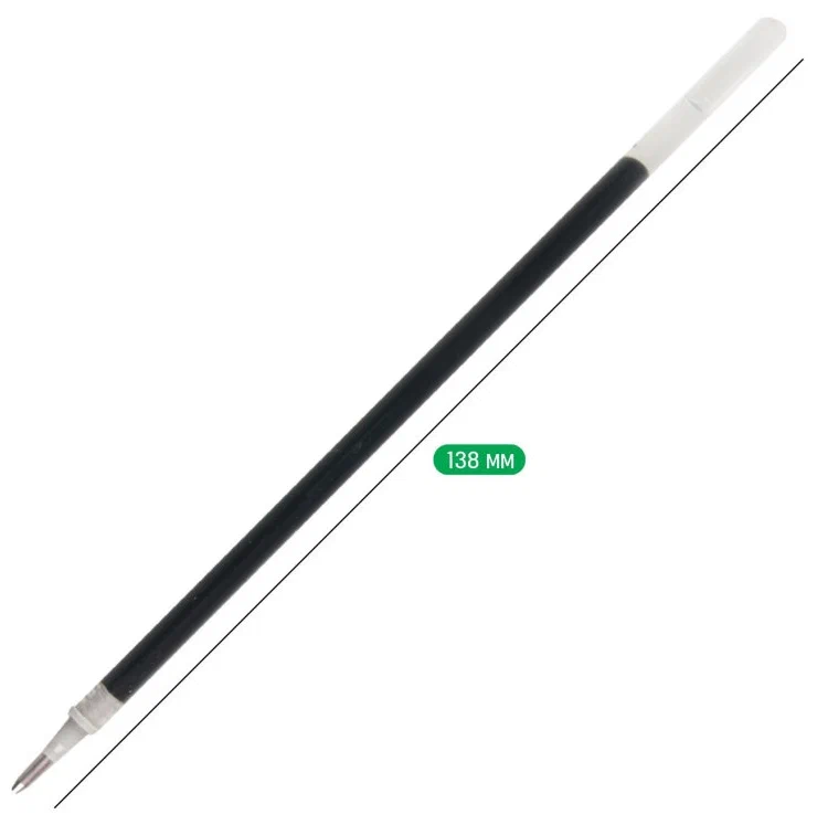 Стержень гел. черный 0,5мм, 138мм "Crown" HJR-200