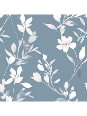 Бумага упаковочная 70*100см "Весенние цветы"  УБ-8960