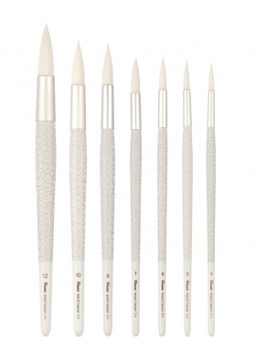 Кисть синтетика  Pinax WHITE TAKLON № 4 круглая