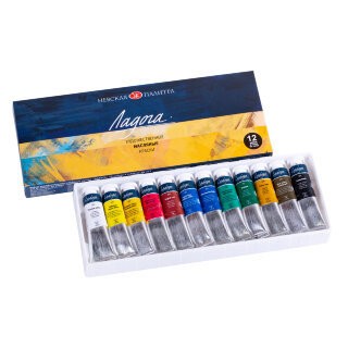 Набор масляных красок "Ладога" 12х18мл.   1241004