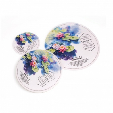 Склейка для акварели Monet, 100% хлопок, 300 г/м, Fin, круглая диаметр 15 см, 10л