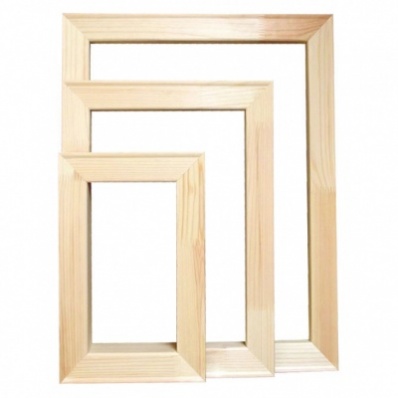 Подрамник глухой из сосновой рейки сечением 18*40мм, 50x60см