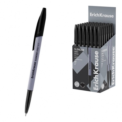 Ручка шар. черная 0,7мм "Slender Stick Grey"  ЕК63086