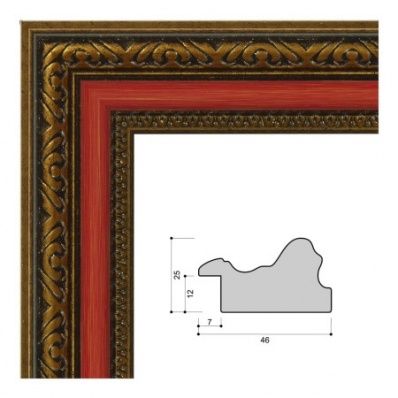 Рамка 40х60 багет 46х25 KS4625-2