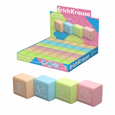Ластик "Школьные кубы" ЕК 60771