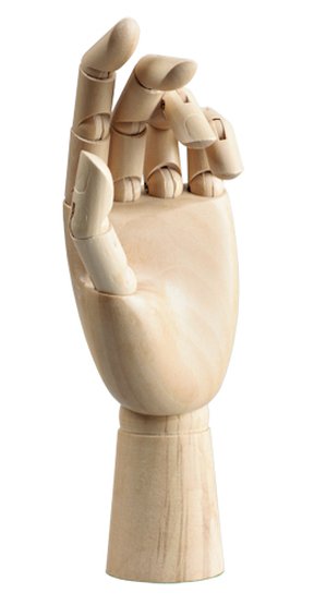 Манекен художественный рука "Сонет", женская левая, дерево, 25 см