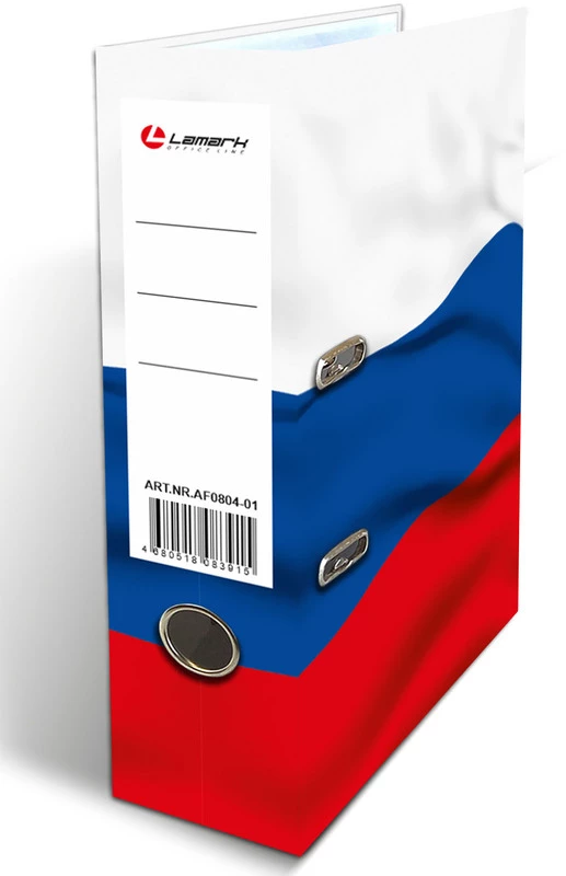 Регистратор А4 75мм "Триколор", собран. "Lamark" AF0804-01