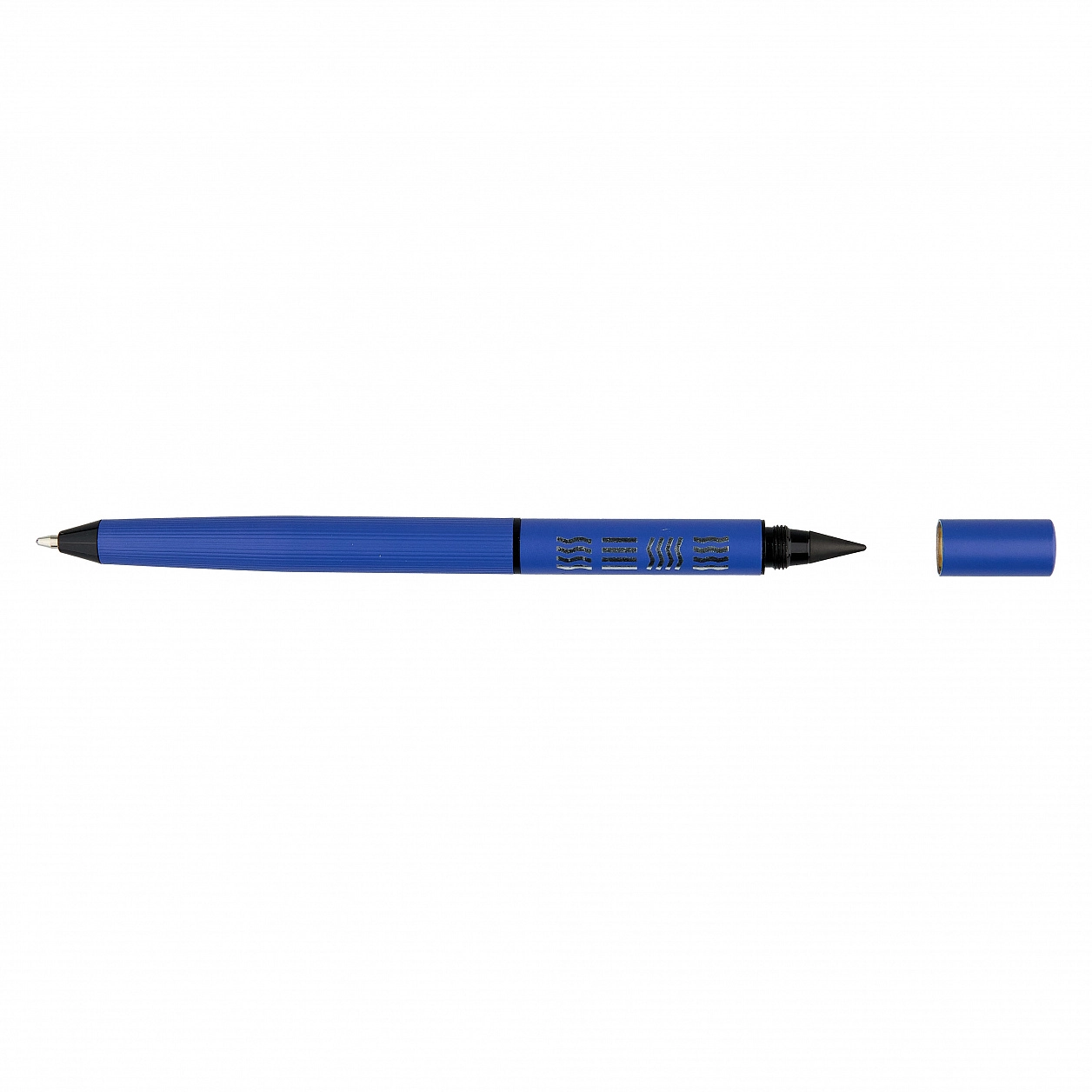 Ручка шар. синяя 1мм СТИХИЯ + вечный карандаш (поворотная, синяя)