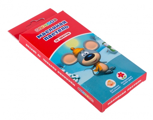 Набор масляной пастели "Цветик" 12 цветов