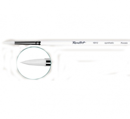 Кисть Roubloff №5, круглая, синтетика белая