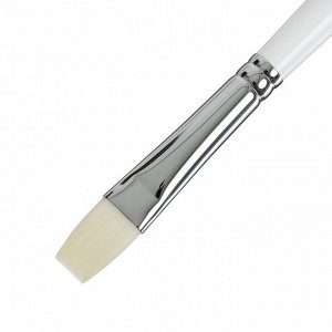 Кисть Roubloff №16, плоская, синтетика белая