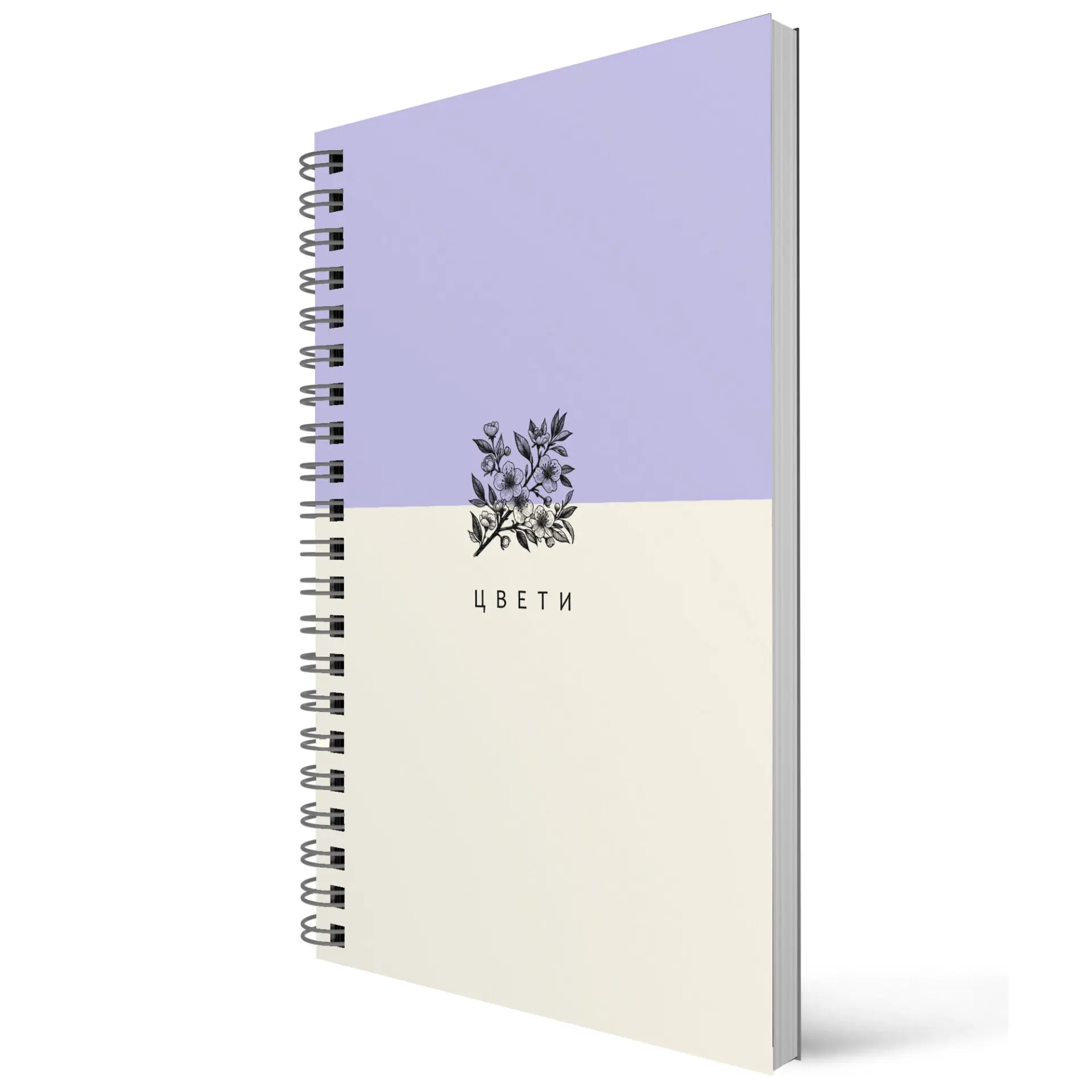 Тетрадь А4 80л. кл. "Оттенки", евроспираль ТС4805306