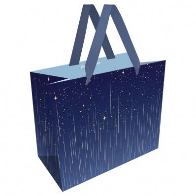 Пакет бум./ламин. 23*18*10см "Звездный дождь" MESHU  MS_66159