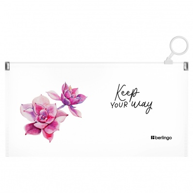 Папка на молнии  Berlingo "Эко" для путешесткий, с рисунком ZBn_TS802