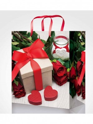 Пакет подарочный 26*32см "Романтический подарок" ПКП-9050