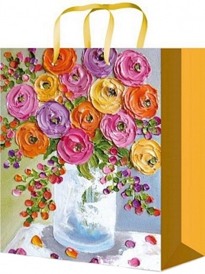Пакет подарочный 22*31см "Весенняя композиция" ПКП-0545