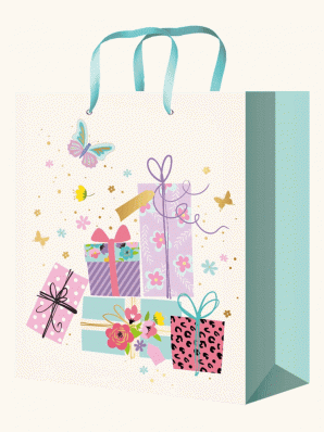 Пакет подарочный 22*31см "Мои подарки" ПКП- 4248